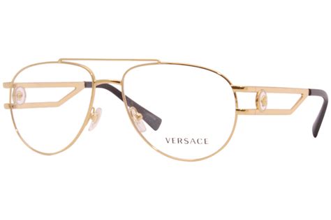 versace eyeglasses men gold|versace prescription glasses men's.